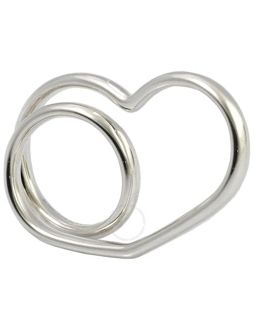 Hermès Metallic Vertige Coeur Double Ring
