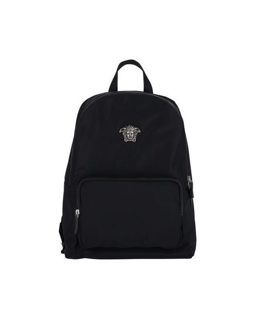 Versace Black Medusa Backpack for men