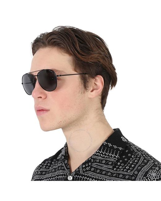 Polaroid Gray Polarized Grey Pilot Sunglasses Pld 2083/g/s 0807/m9 61 for men
