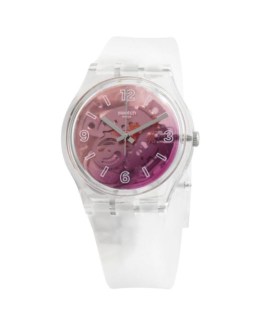Swatch Pink Quartz Watch