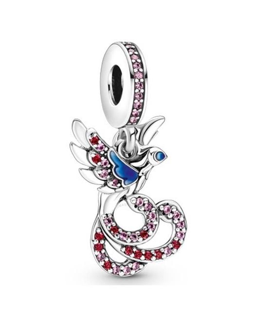 Pandora White Sterling Phoenix Dangle Charm