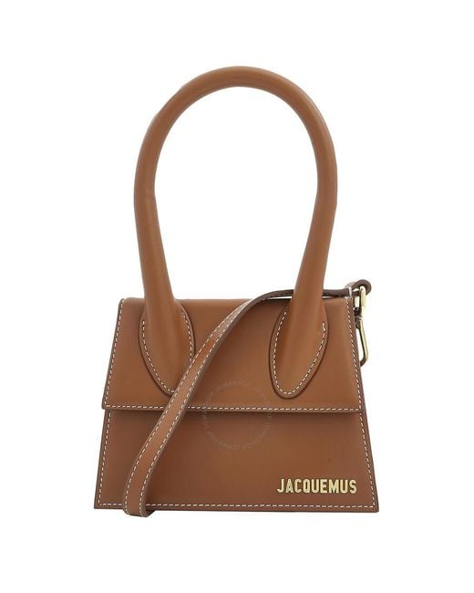 Jacquemus Brown Leather Le Chiquito Moyen H