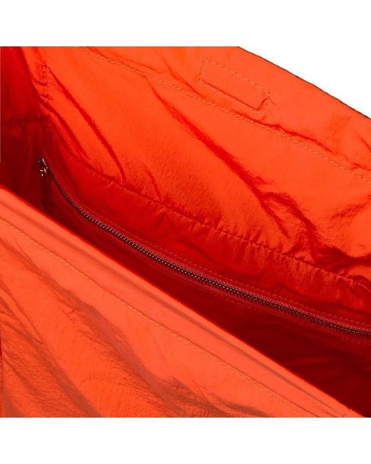 Bottega Veneta Orange Paper Touch Nylon Mini Backpack for men