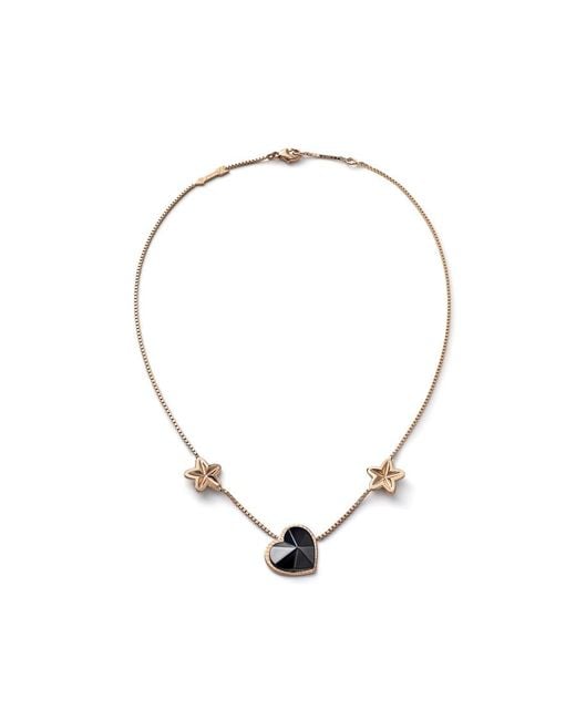 Baccarat Metallic 18K Plated On Sterling, Crystal Heart Princess Necklace 2812893 for men