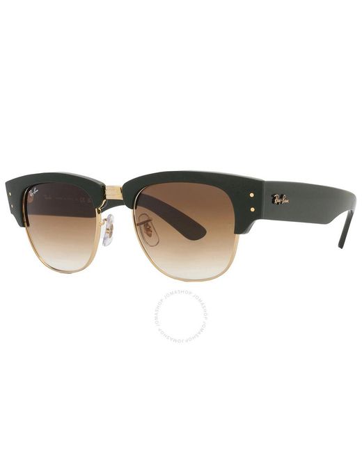 Ray-Ban Mega Clubmaster Brown Gradient Square Sunglasses Rb0316s 136851 53