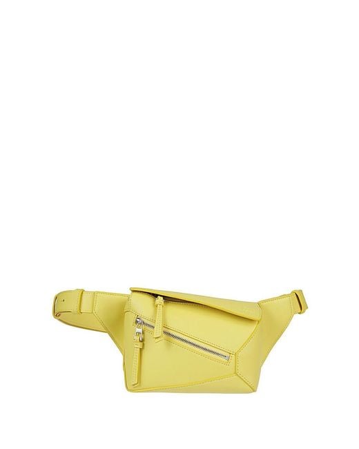 Loewe Yellow Anagram Motif Puzzle Belt Bag for men