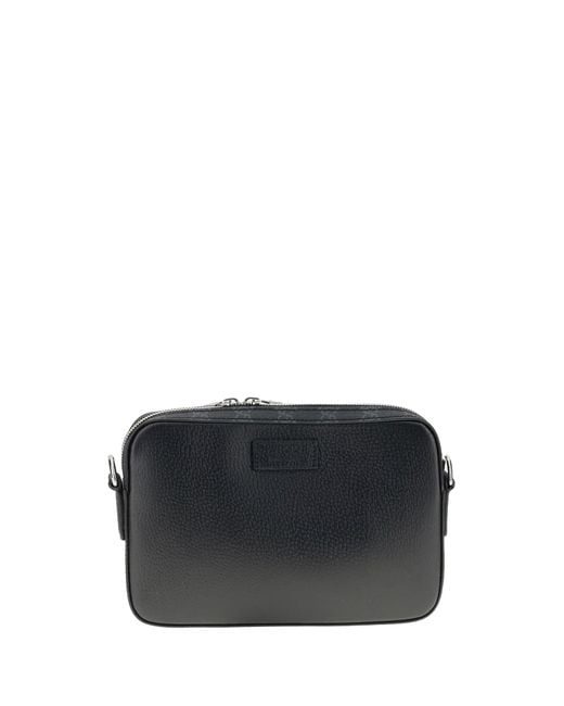Gucci Black Gg Supreme Shoulder Bag for men