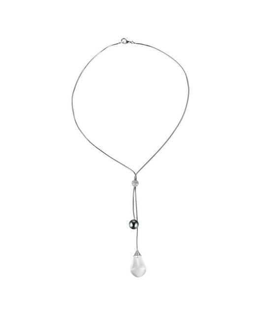 Baccarat Metallic Paving Diamonds & Tahitian Pearls