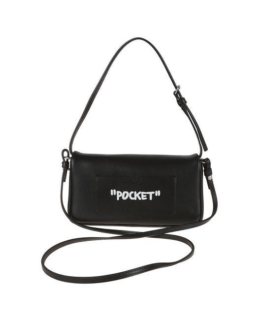 Off-White c/o Virgil Abloh Black Jitney Shoulder 0.7 Quote