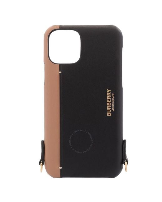 Burberry Multicolor Two-tone Leather Iphone 11-pro Case
