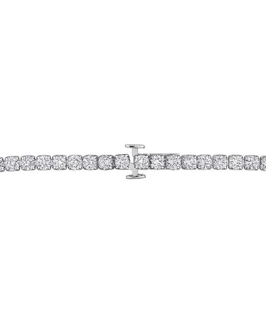 Created Forever Metallic 5 1/5Ct Tw Lab-Grown Diamond Tennis Bracelet