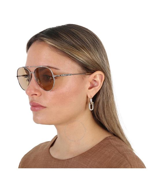 Burberry Multicolor Brown Photochromatic Pilot Sunglasses Be3147 1344m4 58
