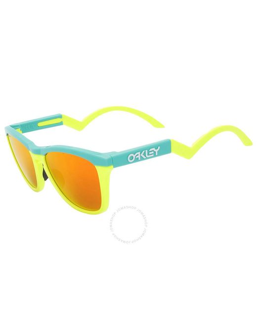 Oakley Multicolor Frogskins Hybrid Prim Ruby Square Sunglasses Oo9289 928902 55 for men