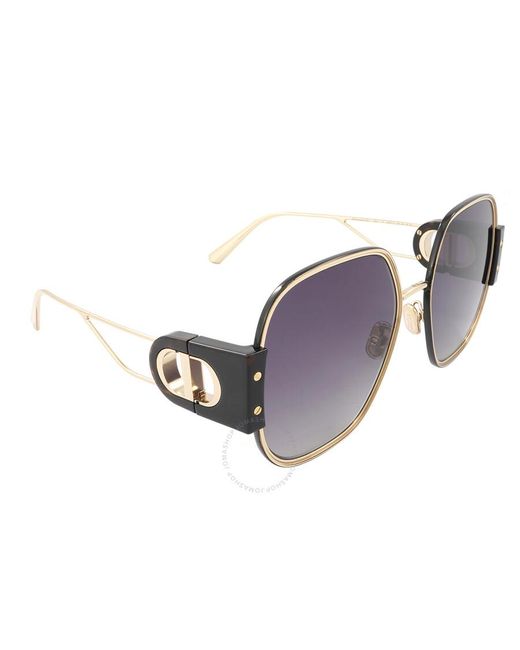Dior Purple Gradient Smoke Butterfly Sunglasses
