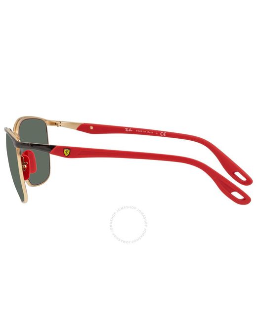 Ray-Ban Multicolor Scuderia Ferrari Green Classic Square Sunglasses