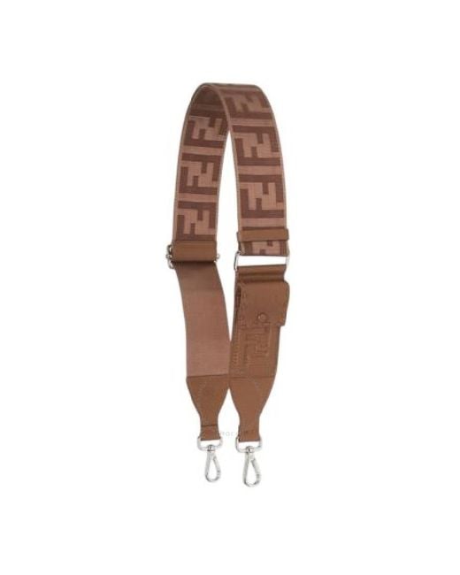 Fendi Brown Adjustable Shoulder Strap