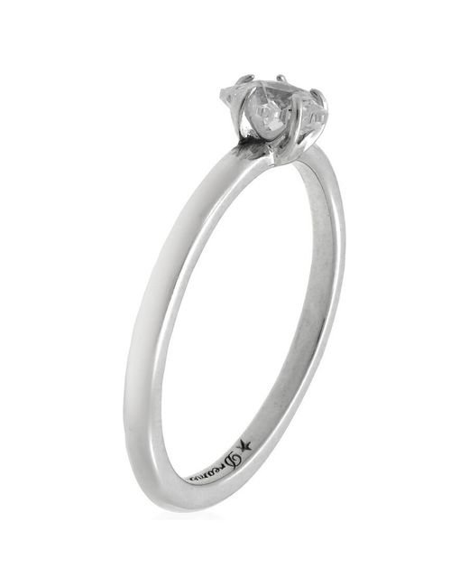 PANDORA Sterling Celestial Sparkling Star Solitaire Ring in