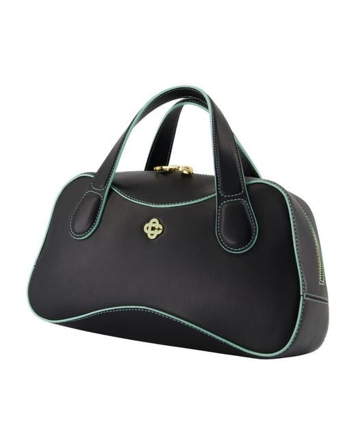 Casablanca Black Top Handle Bag