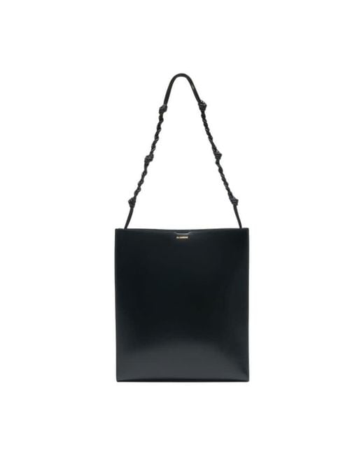 Jil Sander Black Tangle Shoulder Bag