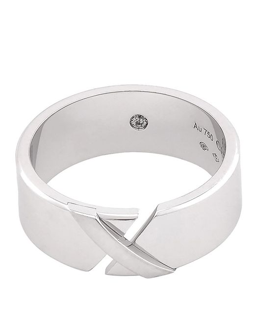 Chaumet Metallic Liens 18K Diamond Wedding Band Ring