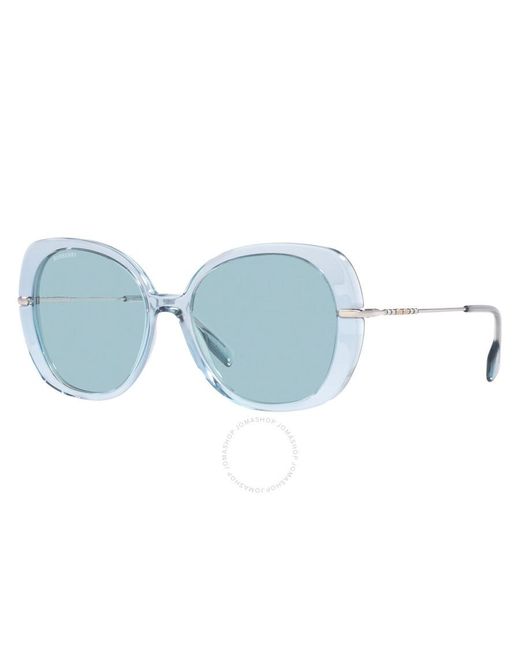 Burberry Eugenie Blue Butterfly Sunglasses Be4374f 402380 55