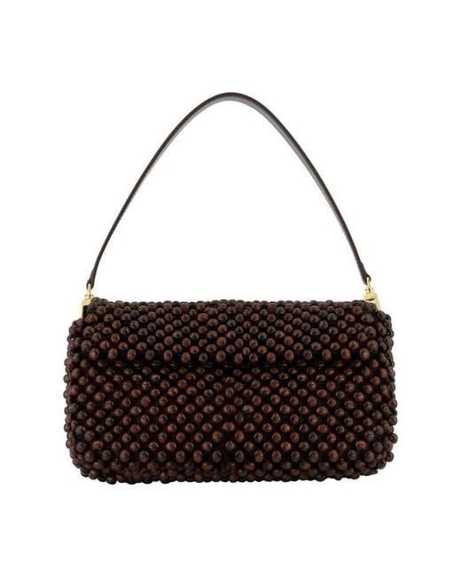Staud Black Timmy Shoulder Bag