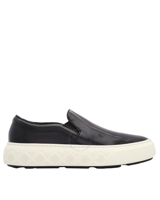 leather slip on sneakers