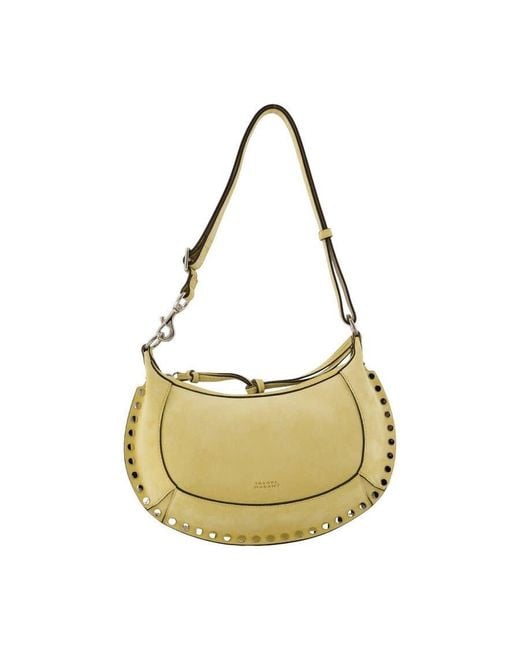 Isabel Marant Metallic Oskan Moon Shoulder Bag