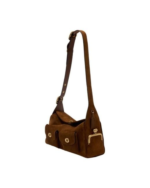 COACH Brown Leather Shoulder Bag