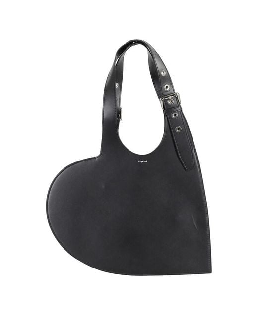 Coperni Black Belt Heart Tote