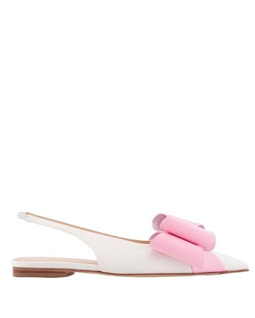 Mach & Mach Pink Le Cadeau Slingback Flats