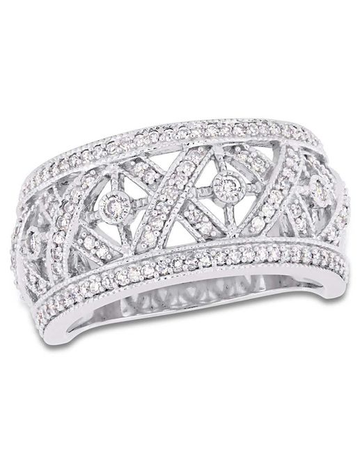 Amour Metallic 1/2 Ct Tw Diamond Filigree Ring