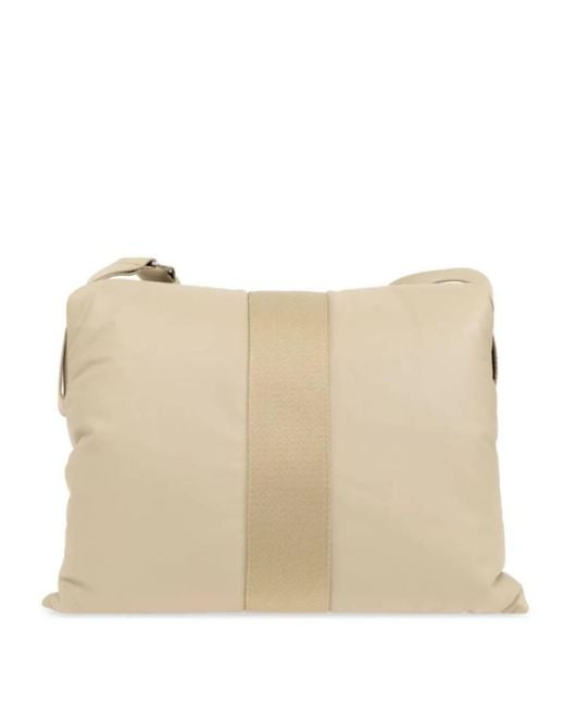Burberry Natural Equestrian Knight Pillow Crossbody Bag for men