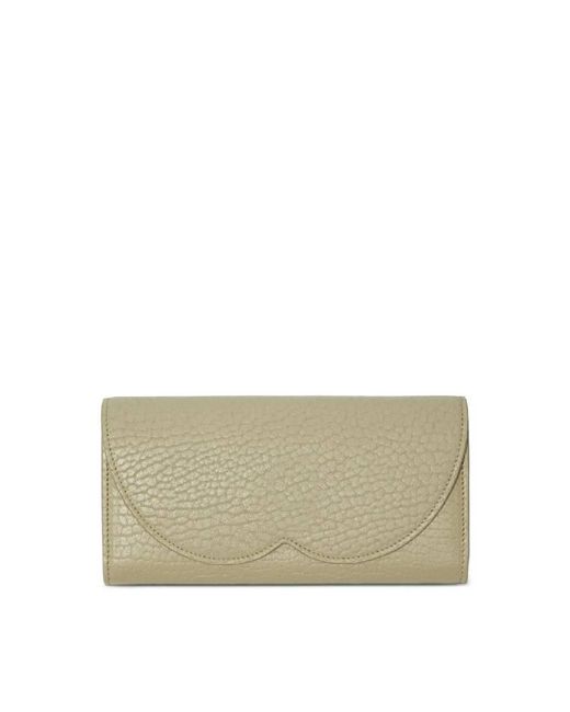 Burberry Gray Equestrian Knight Chess Continetal Wallet