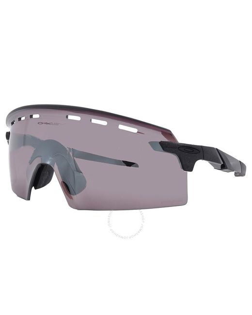 Oakley Gray Encoder Strike Vented Prizm Road Black Shield Sunglasses Oo9235 923511 39 for men
