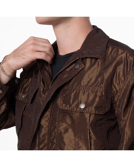 Saint Laurent Brown 80S Army Jacket, Brand Size 48 Us for men