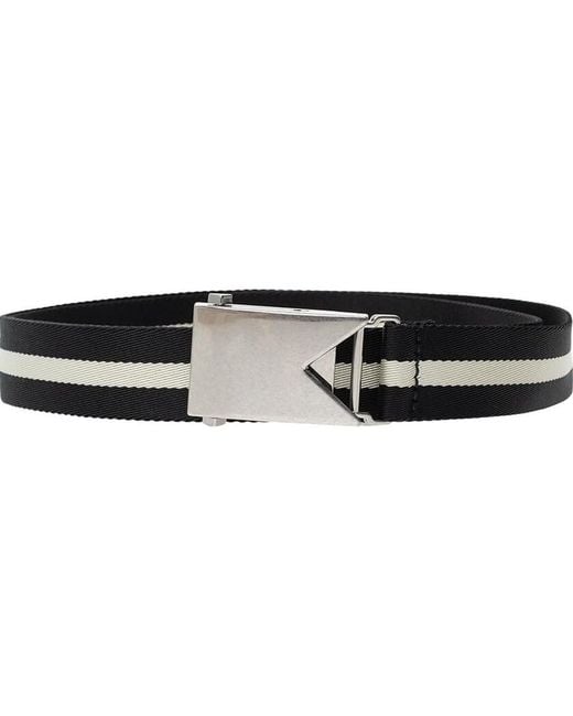 Bottega Veneta Black Polyester Belt for men