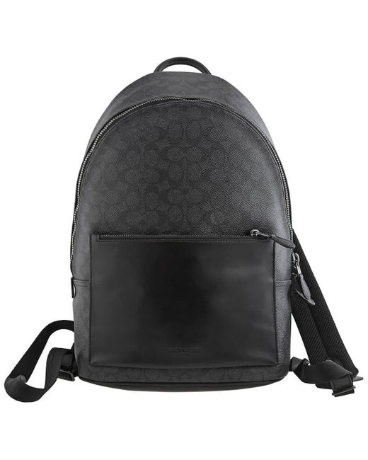 COACH Black Metropolitan Soft Backpack for men