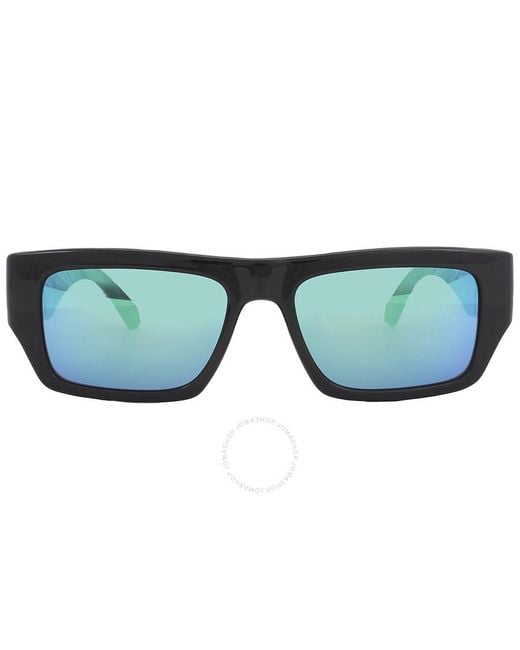 Calvin Klein Blue Rectangular Sunglasses Ckj22635s 001 54