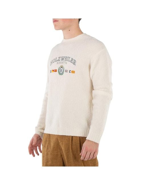 Holzweiler Gray Cohen Regatta Boucle Crewneck Sweater for men