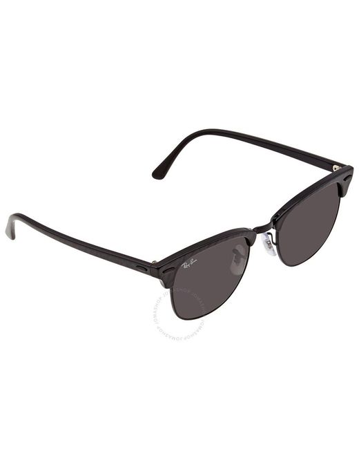 Ray-Ban Brown Clubmaster Marble Grey Sunglasses