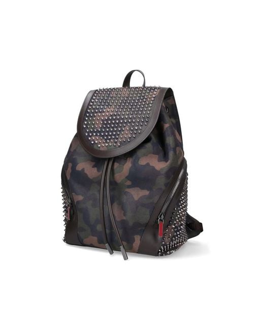 Christian Louboutin Gray Funky Backpack for men