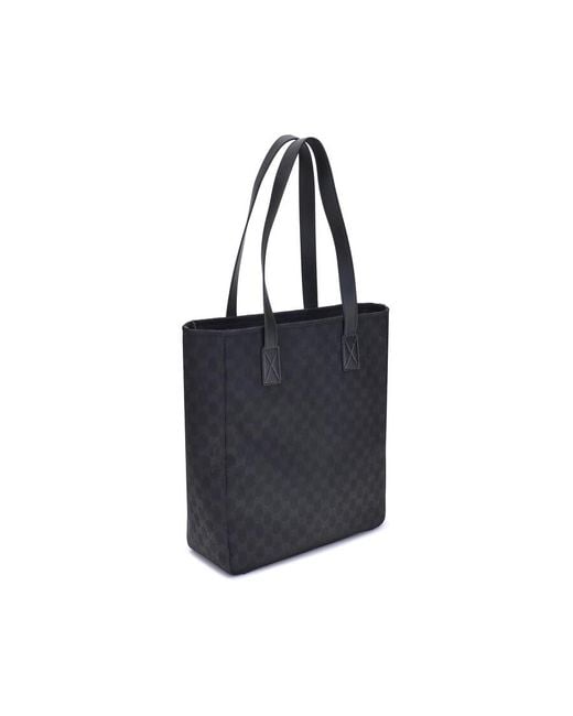 Gucci Black Gg Fabric Tote Bag for men