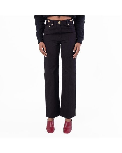 Versace Black Medusa '95 Regular-Fit Jeans, Waist