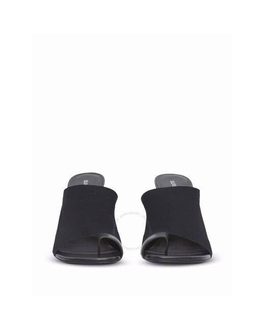 Burberry Black Tallia Stretch Toe-ring Mule S