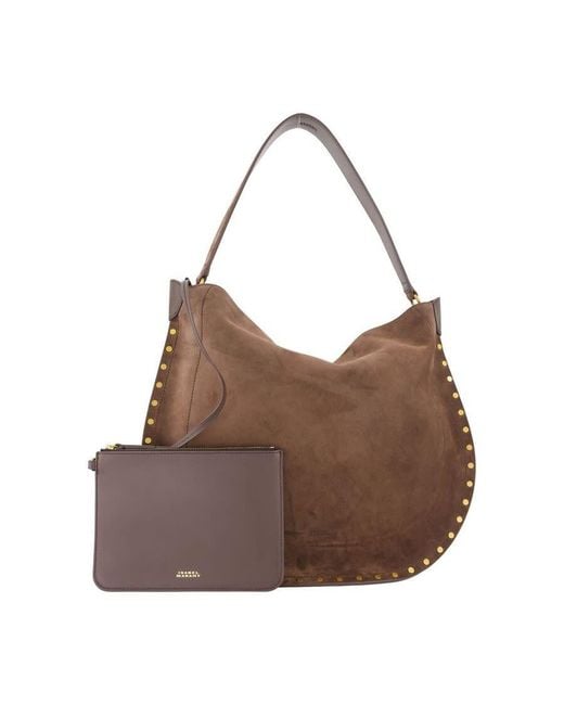 Isabel Marant Brown Oskan Shoulder Bag