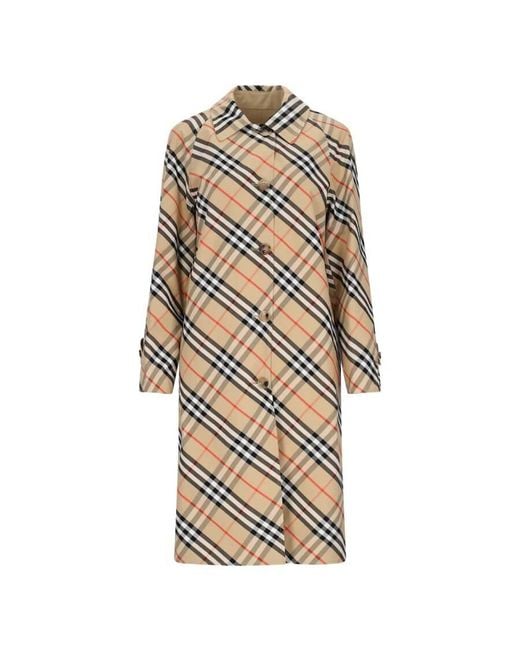 Burberry Natural Reversible Gabardine Car Coat, Brand Size 4 Us