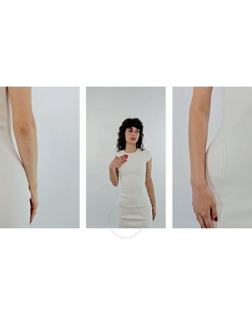 Victoria Beckham White Cap Sleeve Mini Dress, Brand Size 8 (Us
