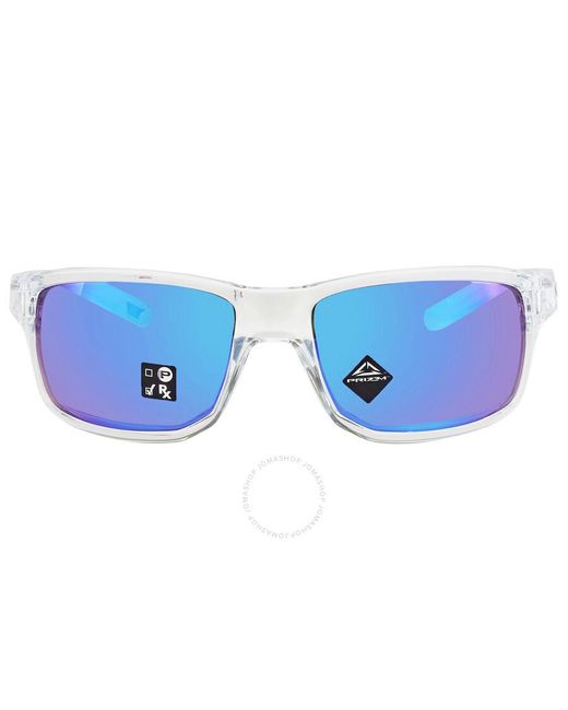 Oakley Blue Gibston Prizm Sapphire Rectangular Sunglasses Oo9449 944904 60 for men