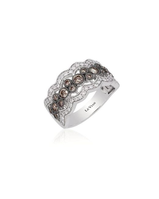 Le Vian White Ladies Chocolate Diamond Bands Rings Set for men